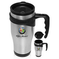 16oz Sporty Stainless Steel Travel Mugs